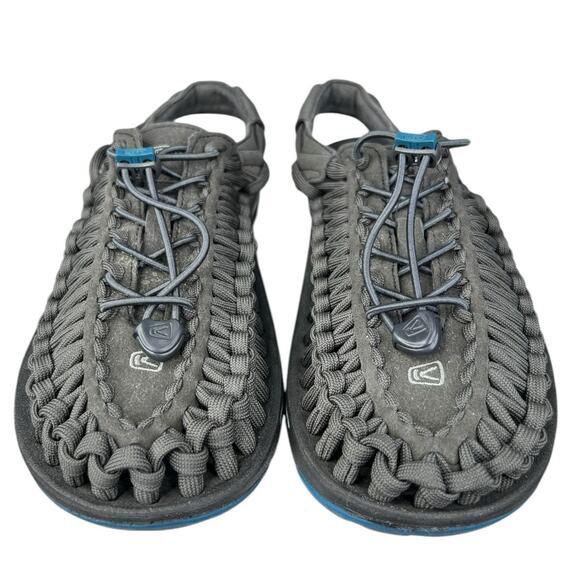 Keen Mens Uneek Grey Corded Trail Hiking Sandal Size US 8 - Picture 7 of 10